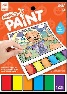 Halloween Magic Paint Book