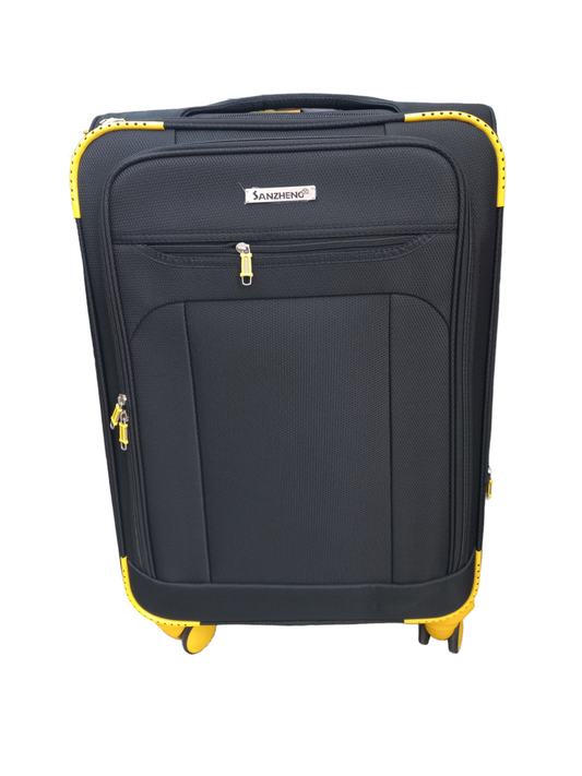 Maleta Sanzheng  Large 24" Black/Yellow