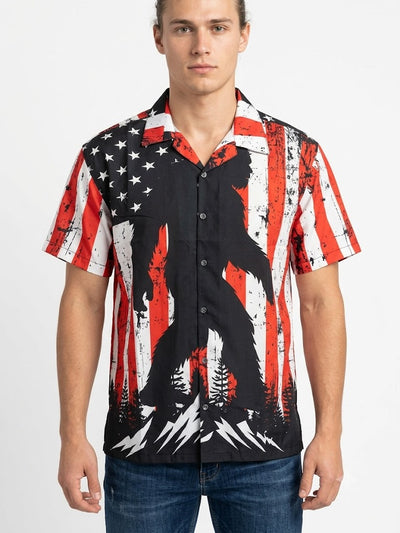 Poly Print Hawaiian Shirts BIGFOOT USA