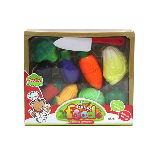 11 PC Market Crate Playset - Case with Vegetables