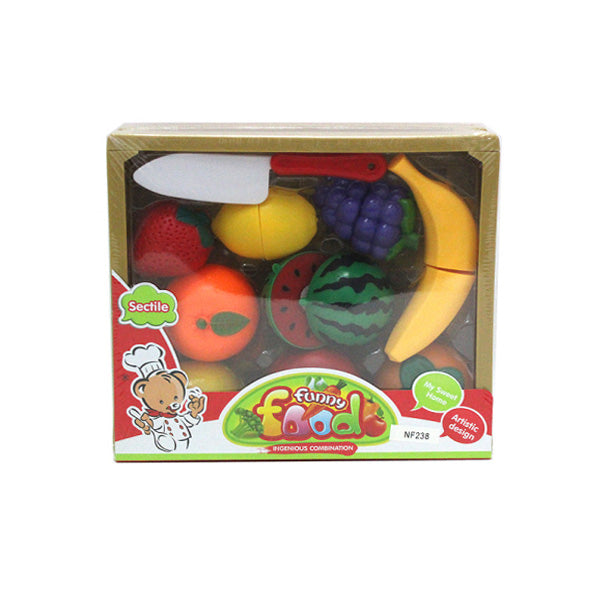 11 PC Market Crate Playset - Case with Fruits