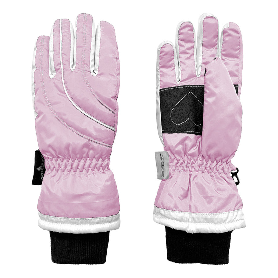 OFT TAFFETA SKI GLOVE - SIZE 7-16 Pink