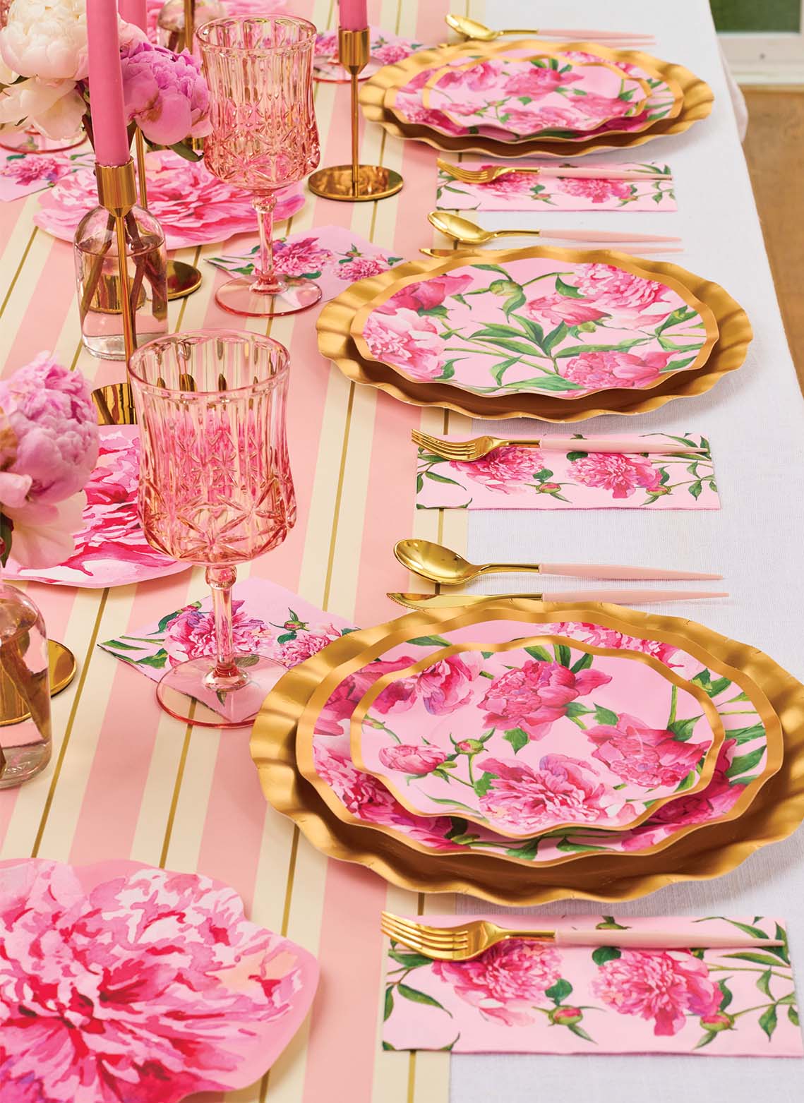 Bella Cutlery Gold / Blush Handle