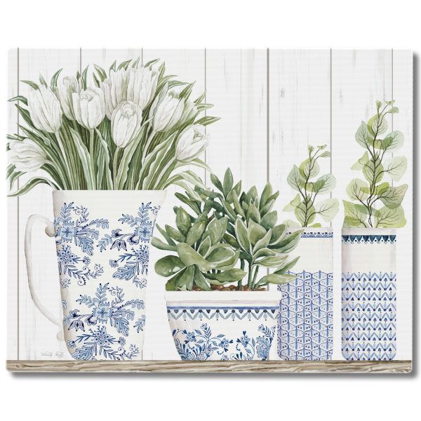 Tabla de cristal protectora para encimera de cerámica azul y blanca de 38 x 30 cm