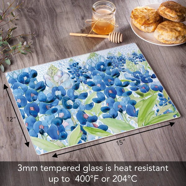 Protectores de encimera de cristal mármol blanco 10" x 8"
