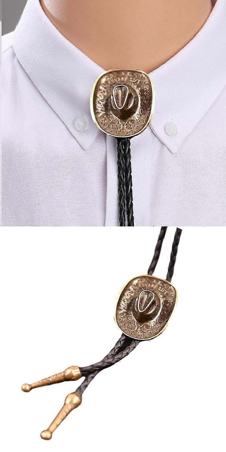 Brown Cowboy Tie-Hat