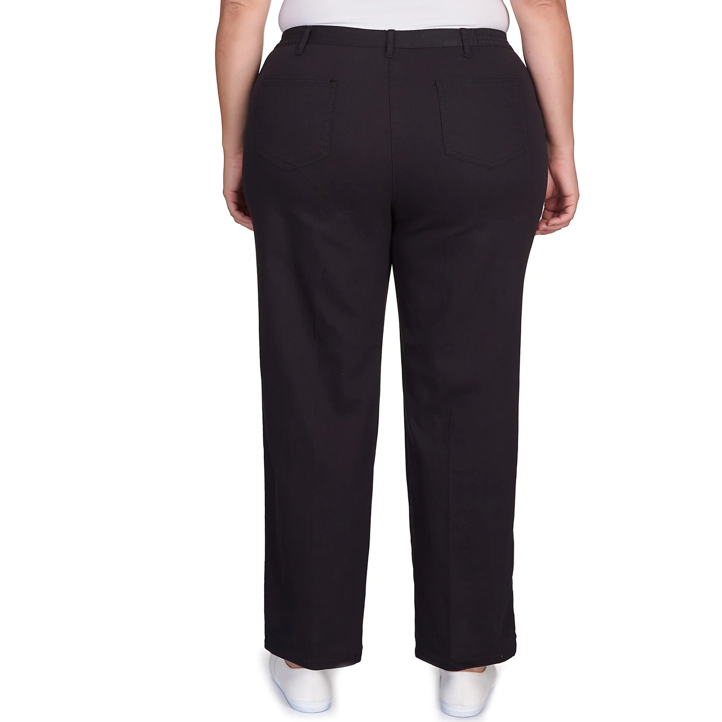 Plus Medium Length Easy Fit Jean Black -Ruby Rd