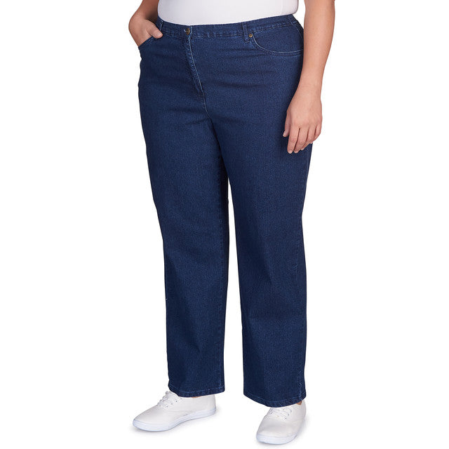 Plus Medium Length Easy Fit Jean Indigo -Ruby Rd