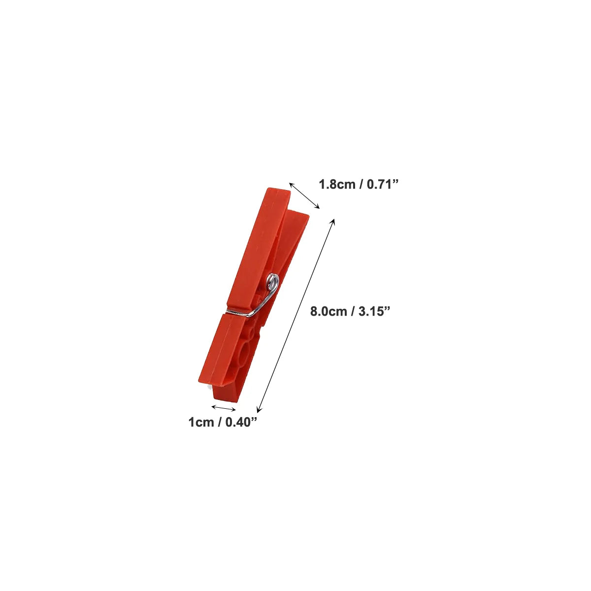 50Ct. Plastic Clothespins