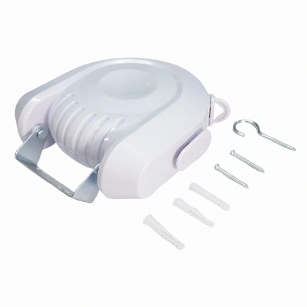 White - 40FT Retractable Clothesline