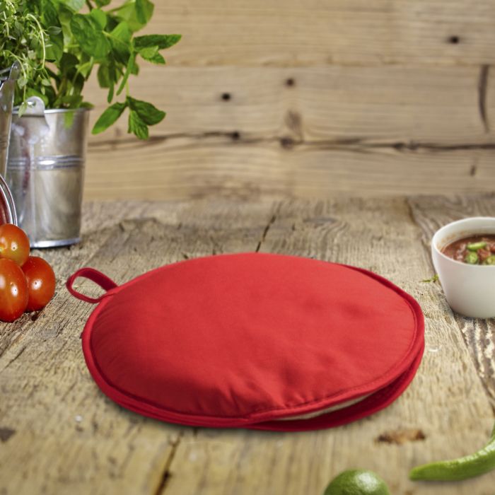 Tortilla Warmer Pouch 12" Red