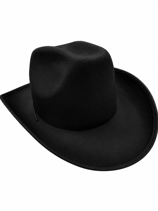 Adult's Rodeo Black Cowboy Hat