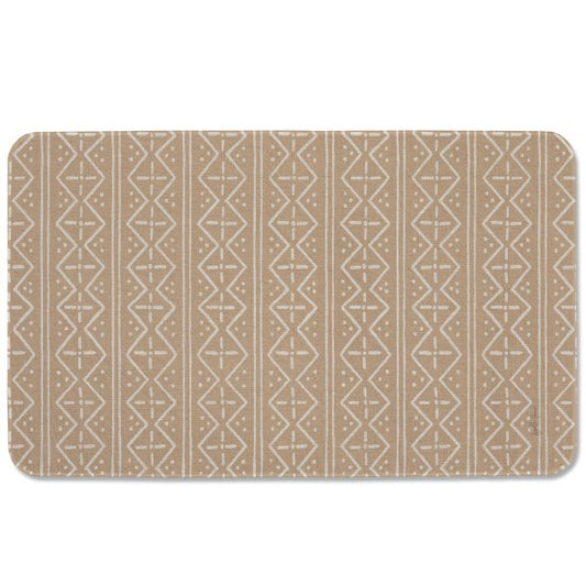 Mushroom Madness – Poly Linen Floor Mat on Cream