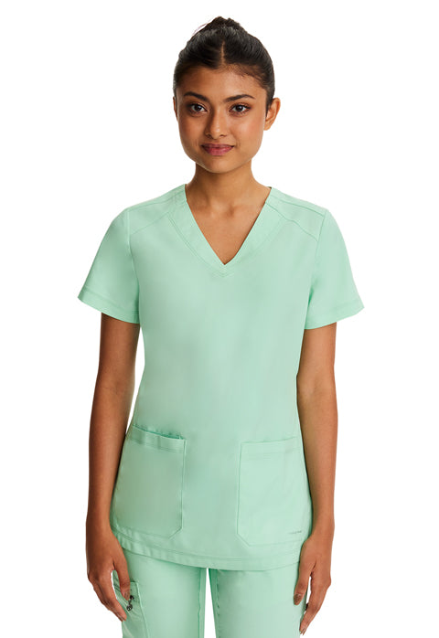Curved V-Neck Uniform Coolmint