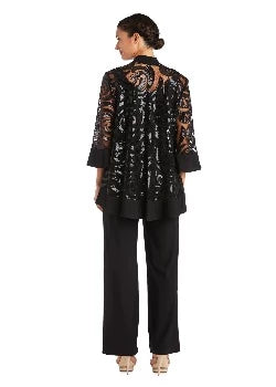 2 Piece Set Pant With Sequin Swing Jacket