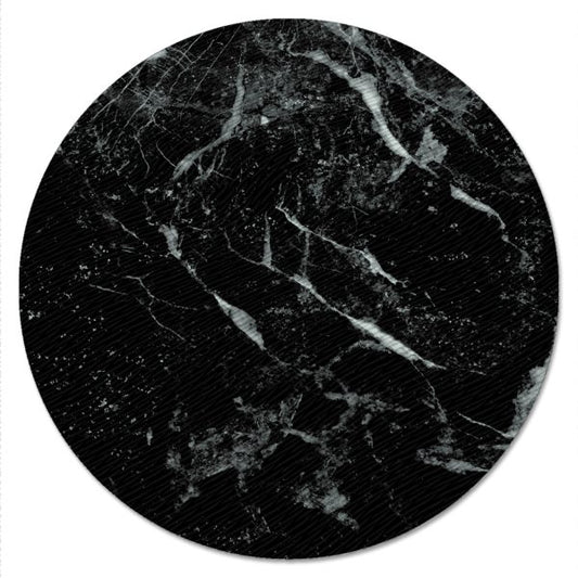 Black Marble  Tempered Glass Turntable