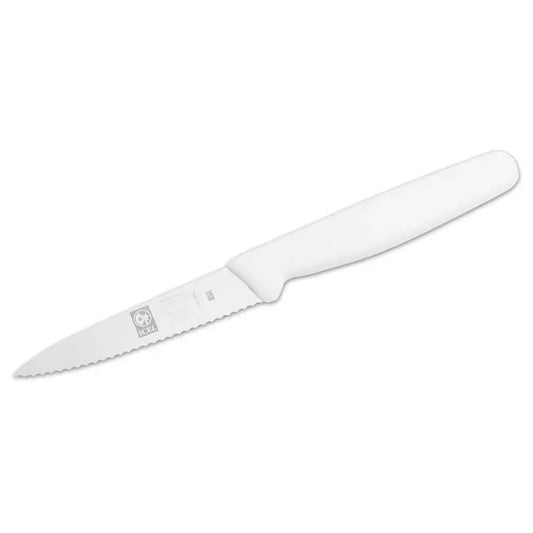 3.25" Serrated White Paring Knives