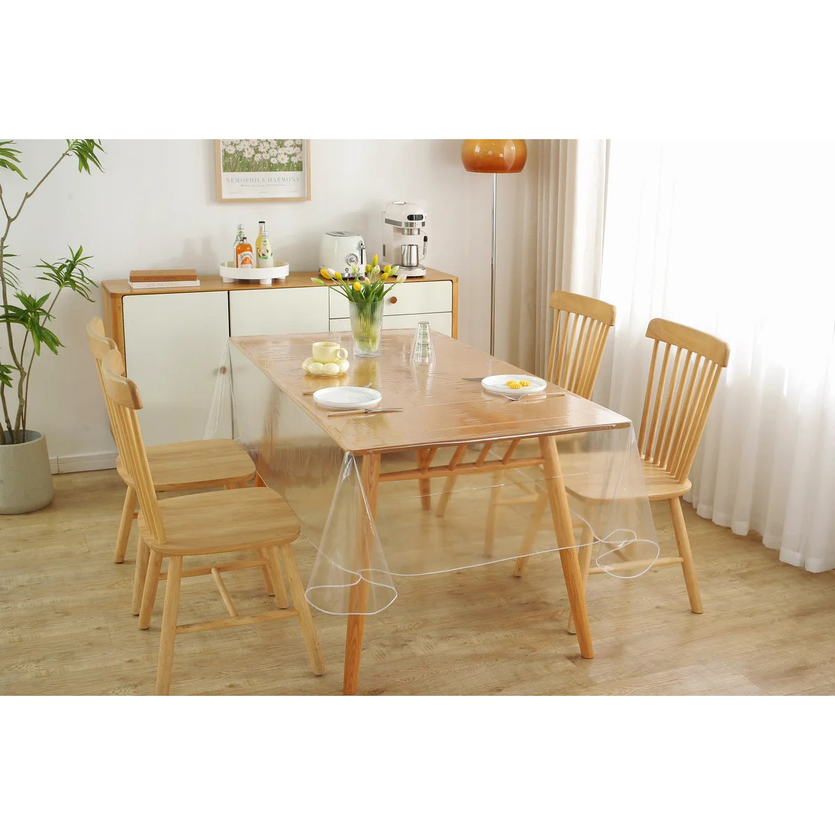 54"x72" Oblong - 4G Clear PVC Table Protector