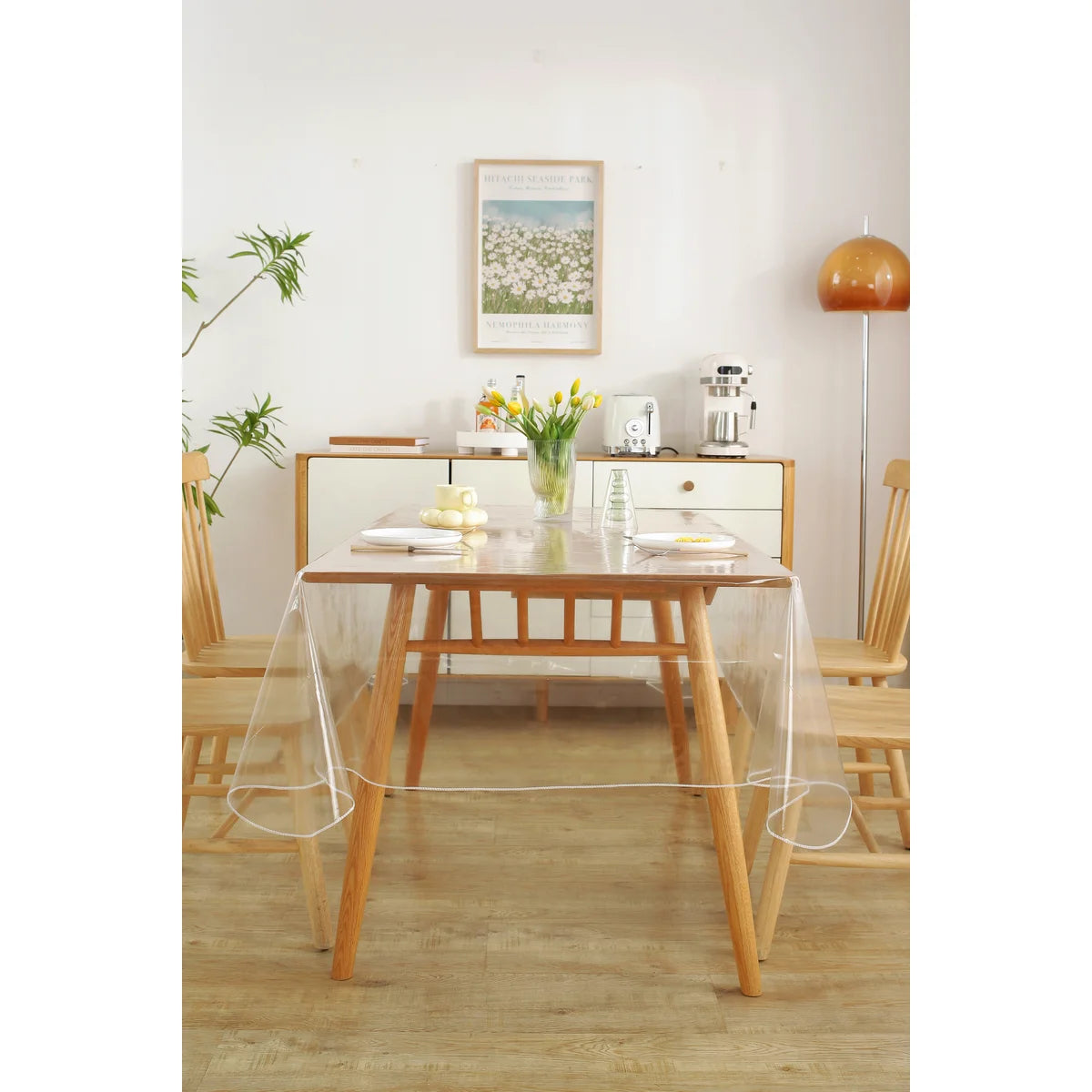 54"x72" Oblong - 4G Clear PVC Table Protector