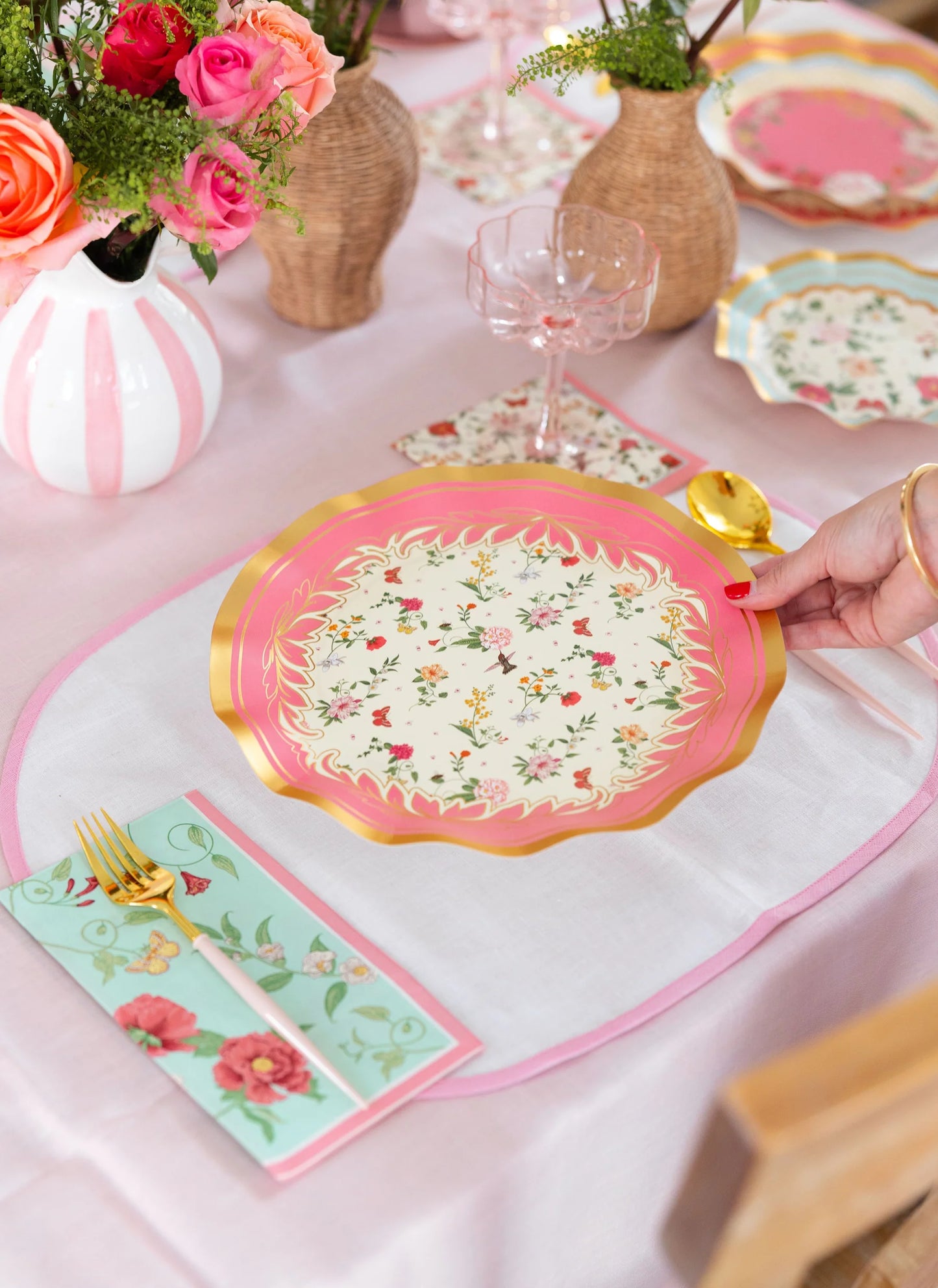 Wavy Dinner Plate Rococo 10.5"