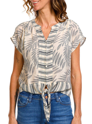 Blouse Ecru/ Margarita/Black - Zac & Rachel