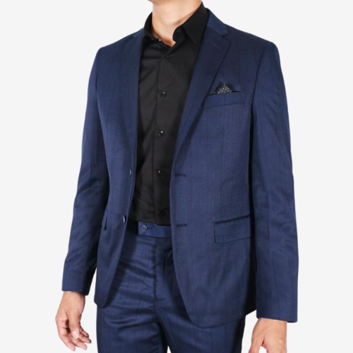 Chaqueta Sastre Lineas Azul  Oscuro - Estivaneli