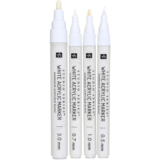 Studio Series White Acrylic Markers