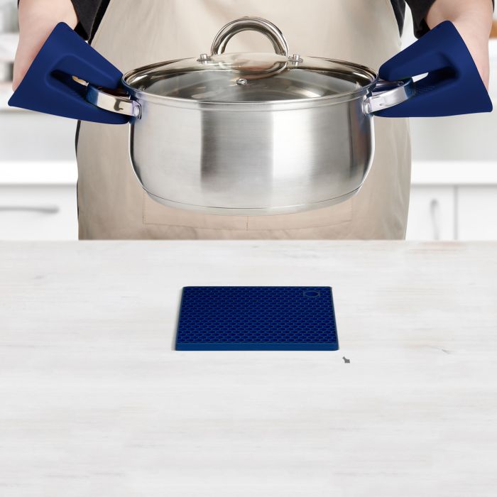 Silicone Pot Grabber Navy