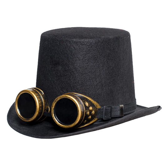 Sombrero con gafas negras