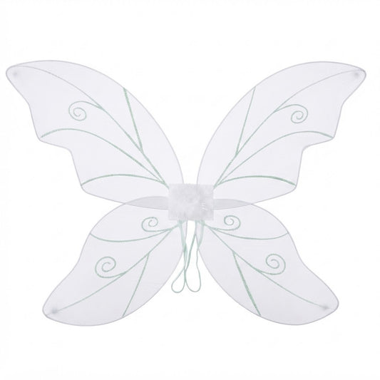 34" White Wild Fairy Wings