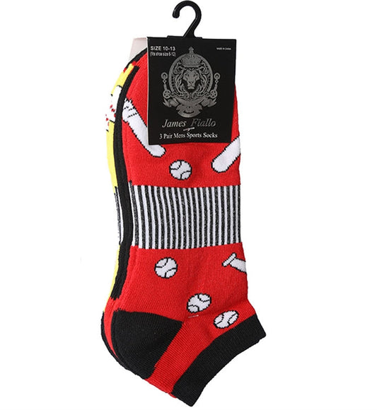 Men's Cushion Sport Socks 3-Pair