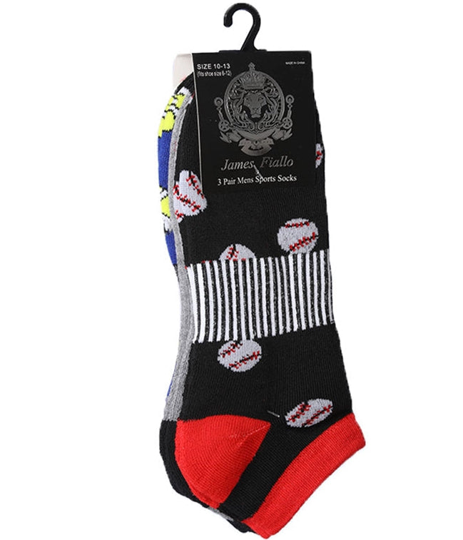 Men's Cushion Sport Socks 3-Pair
