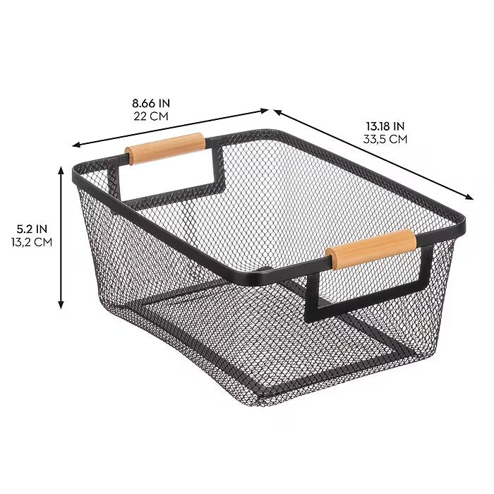Basket - Medium Black/Natural