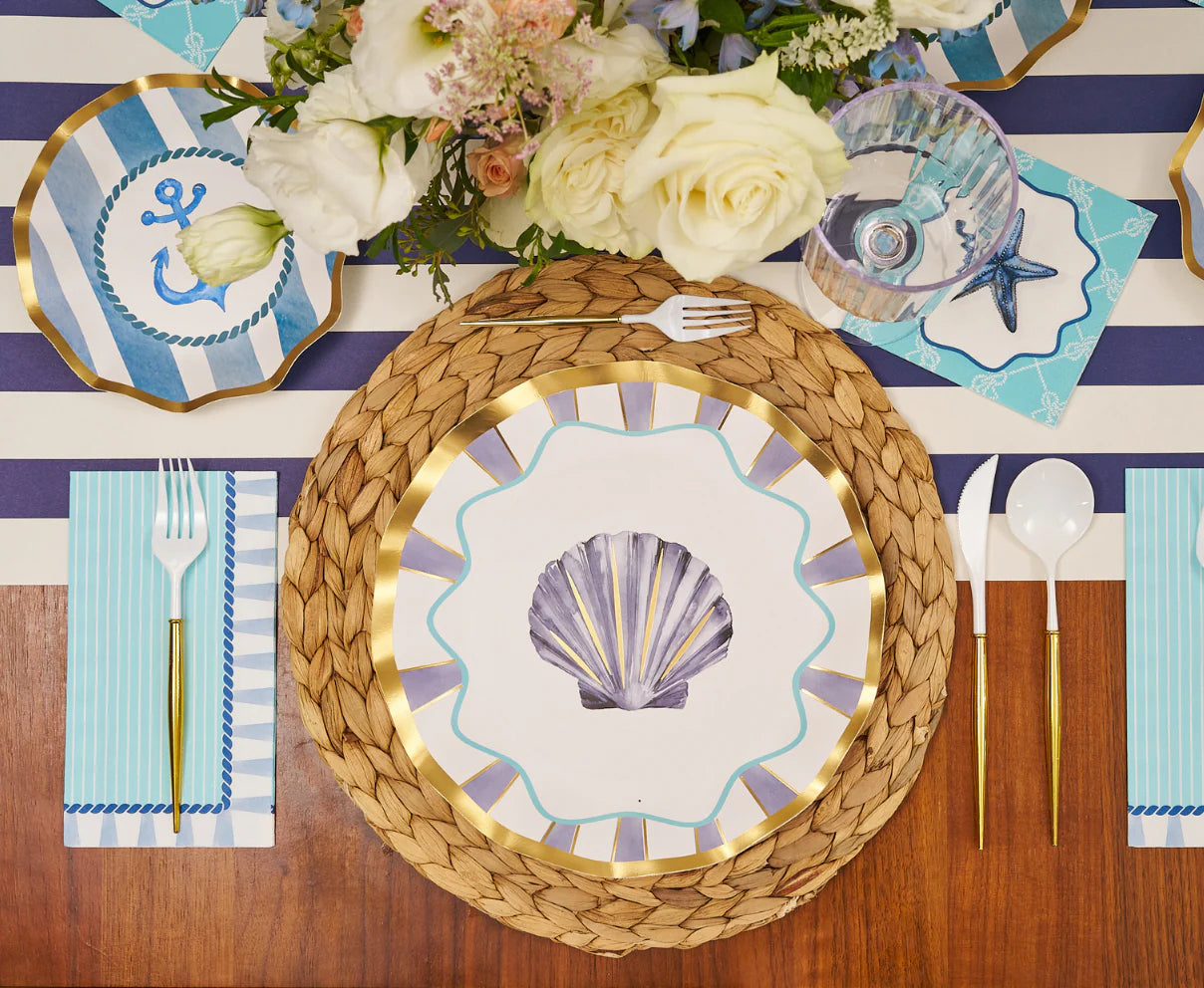 Tidal Wave Dinner Plates 10.5"