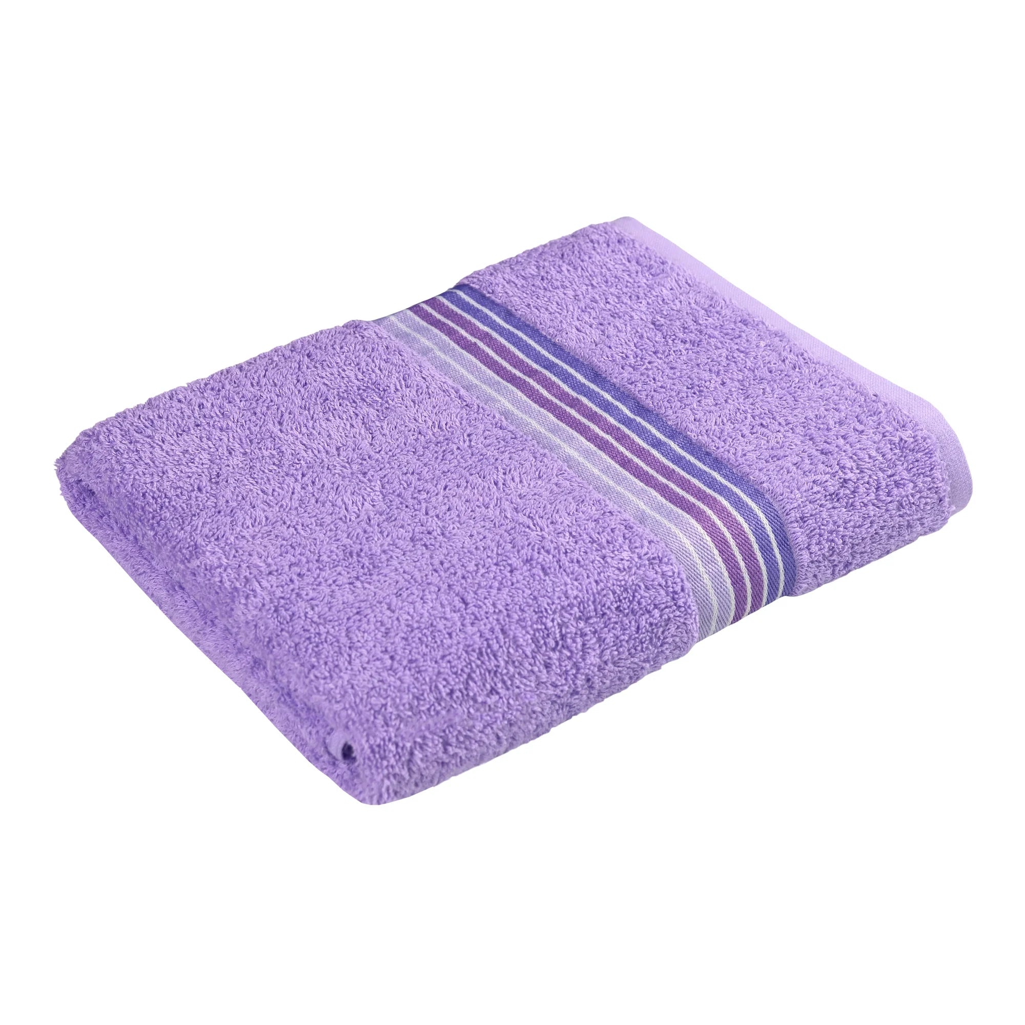 Bath Towel Ombre Tripe Lavandery Sky 27x52