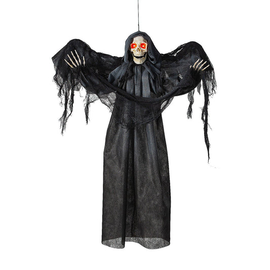 3 Ft. Animated Grim Reaper with Wings Hanging