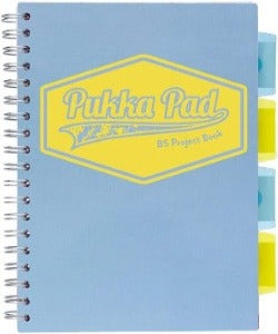 Blue Pastel Project Book B5 Size