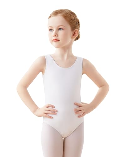 Leotard Lycra Child White