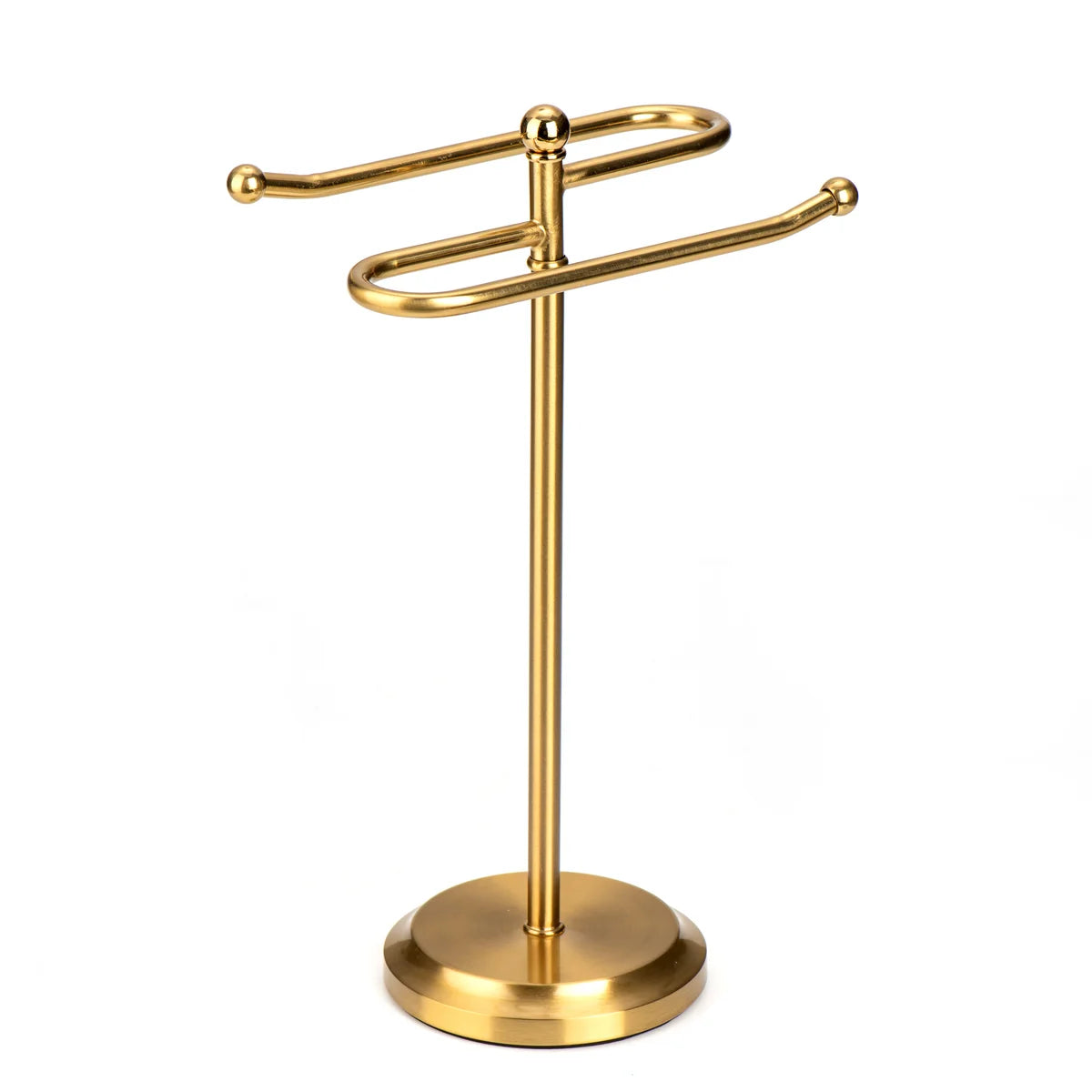 Aged Brass - New Classical S Design Fingertip Towel Holder