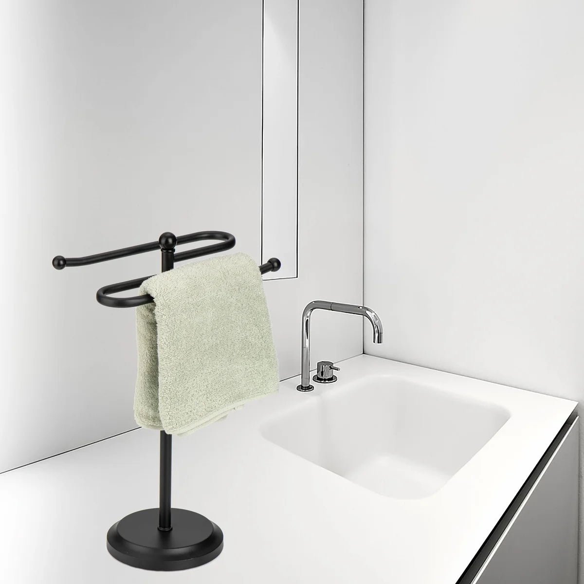 Matte Black - New Classical S Design Fingertip Towel Holder