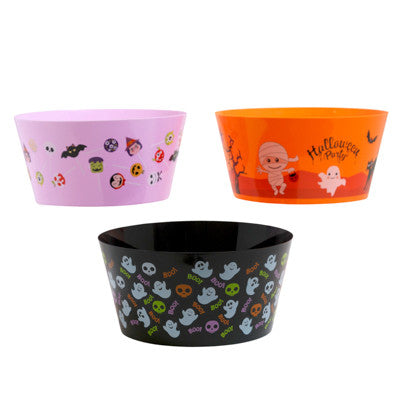 Candy Bowl Halloween Printed 3Asst 10.75 X 5.32