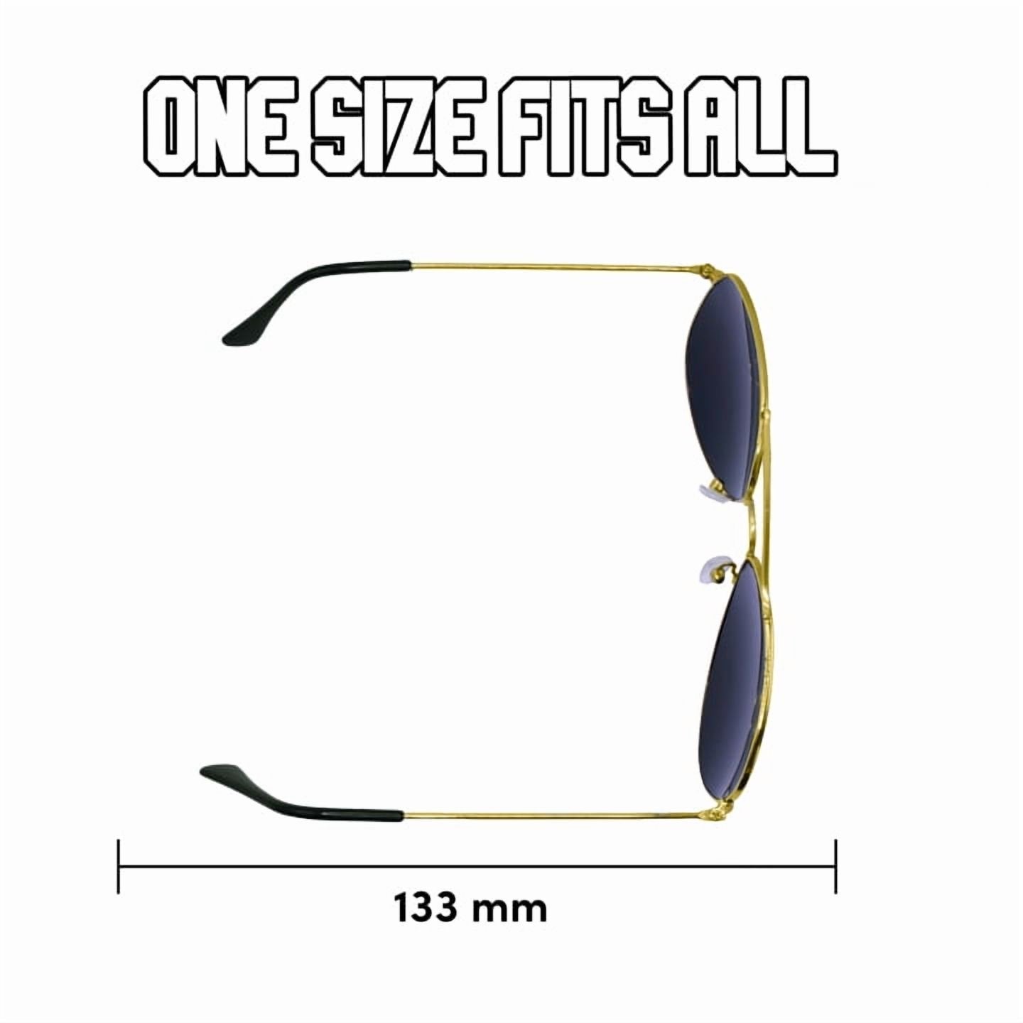 Multicolor Aviator Glasses