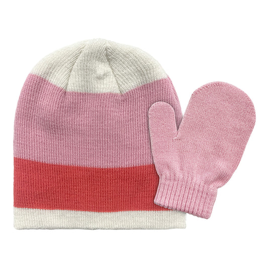 TODDLER GIRLS STRIPED SETS PINK