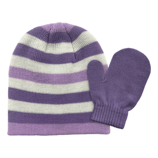 TODDLER GIRLS STRIPED SETS PURPLE