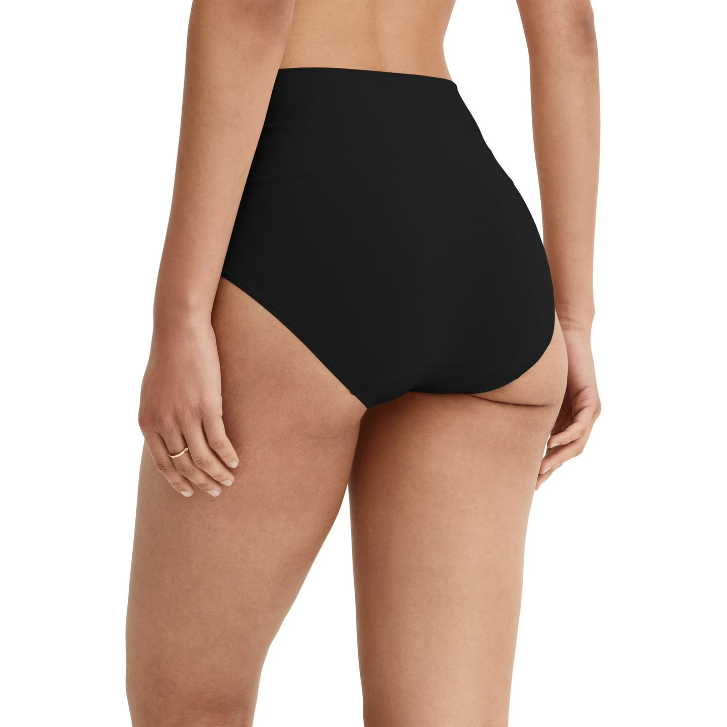 Scuba Mid- Waist Brief W / DL Layer WB Black-Mocha-Black