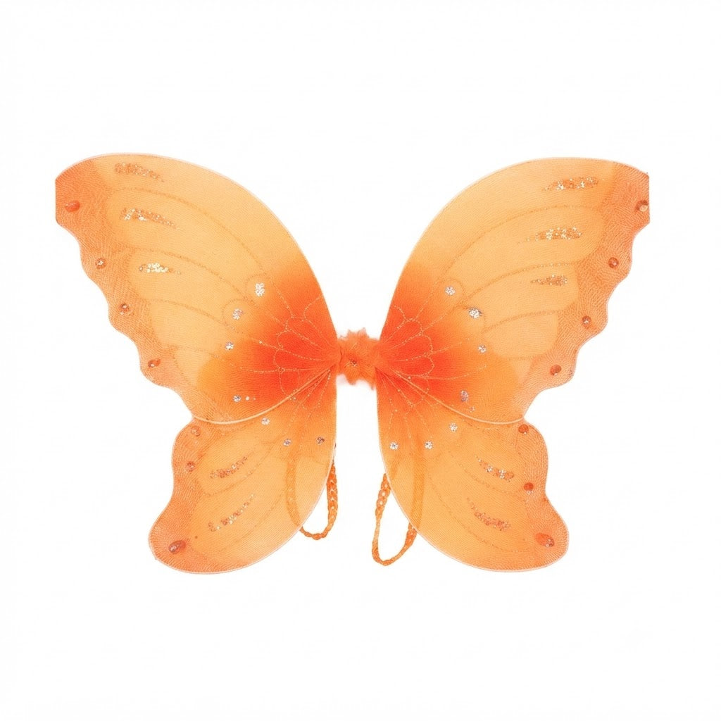 21"  Orange Butterfly's Wings