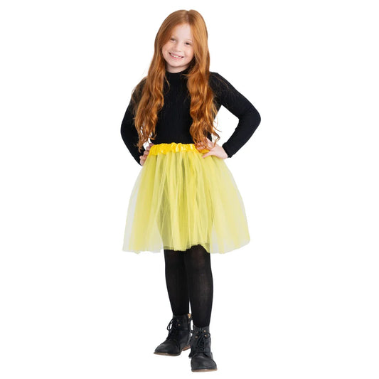 4 Layered Tutu Skirt Yellow