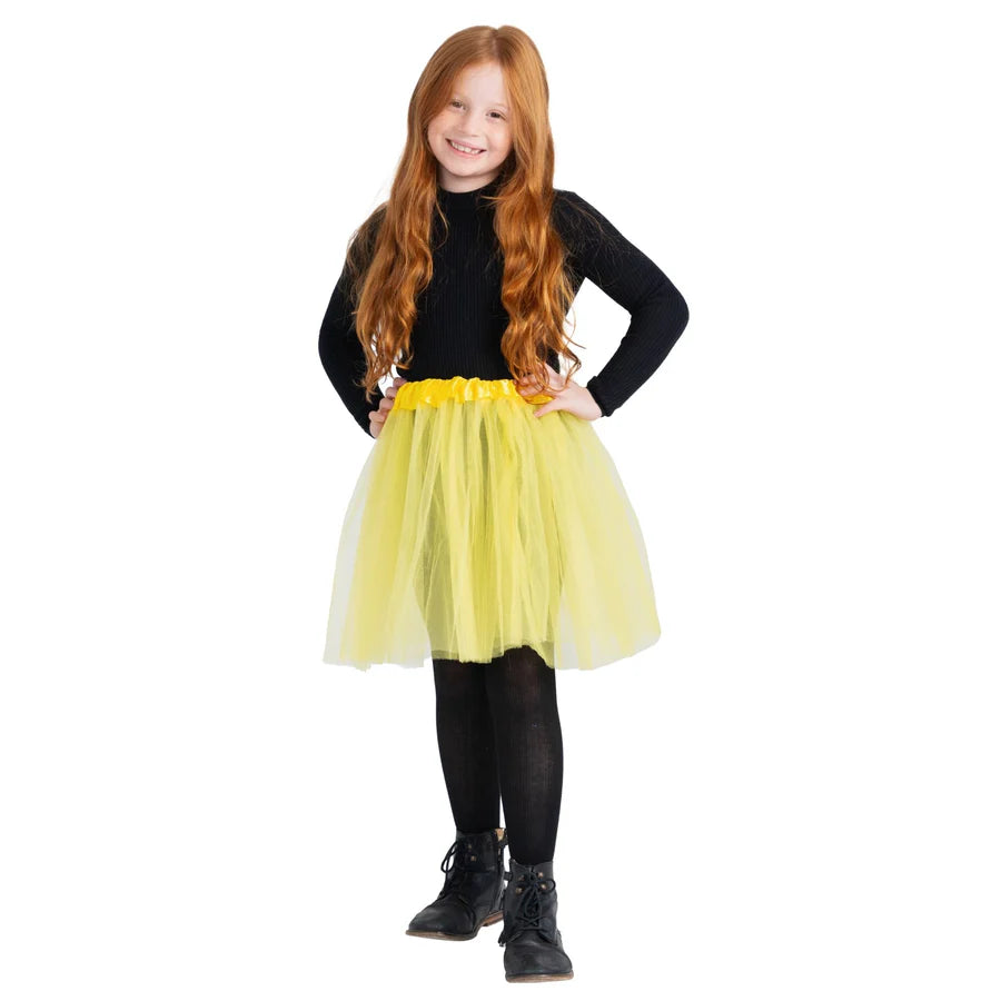 4 Layered Tutu Skirt Yellow