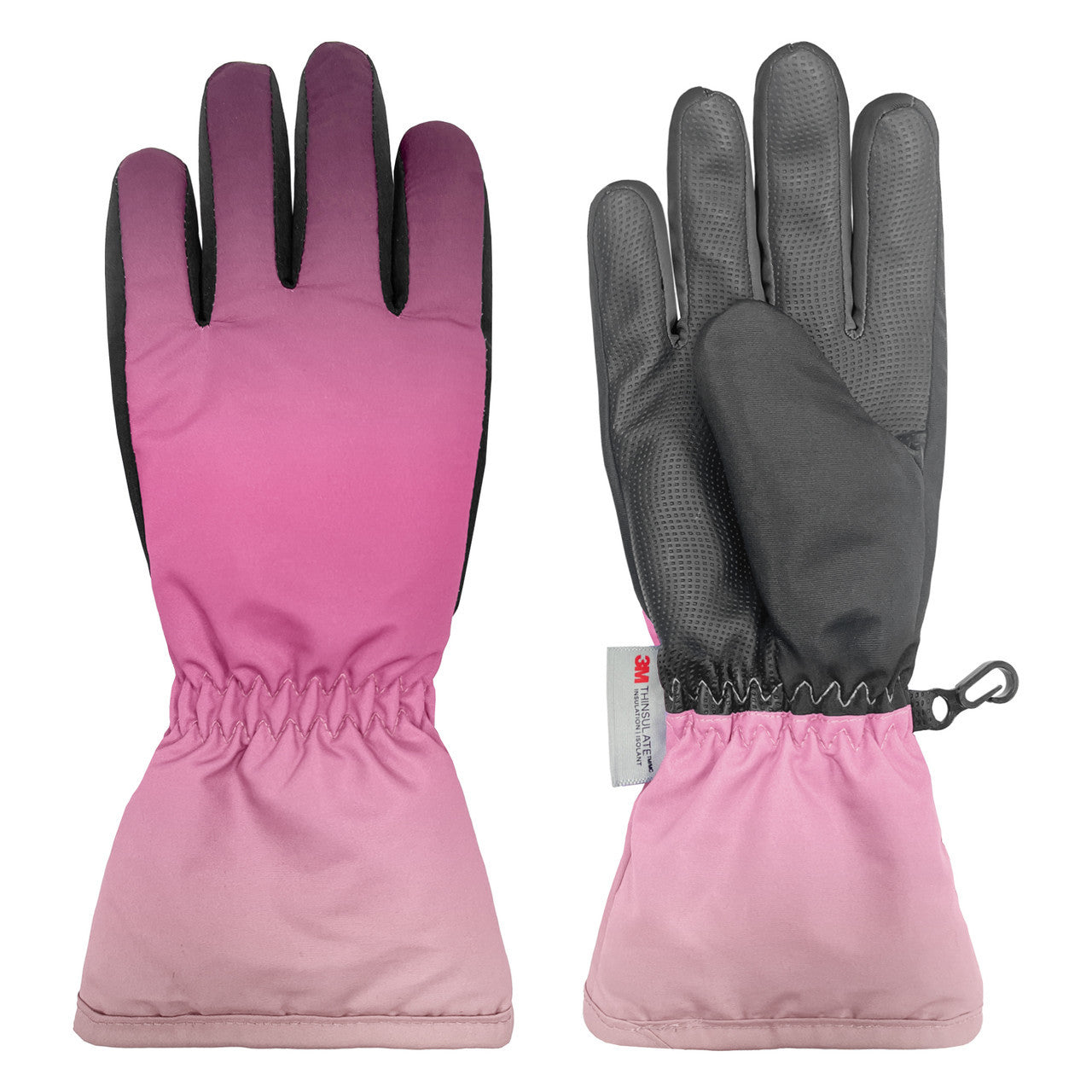 TIE-DYE PRINT SNOWBOARD GLOVE - SIZE 4-6x PINK