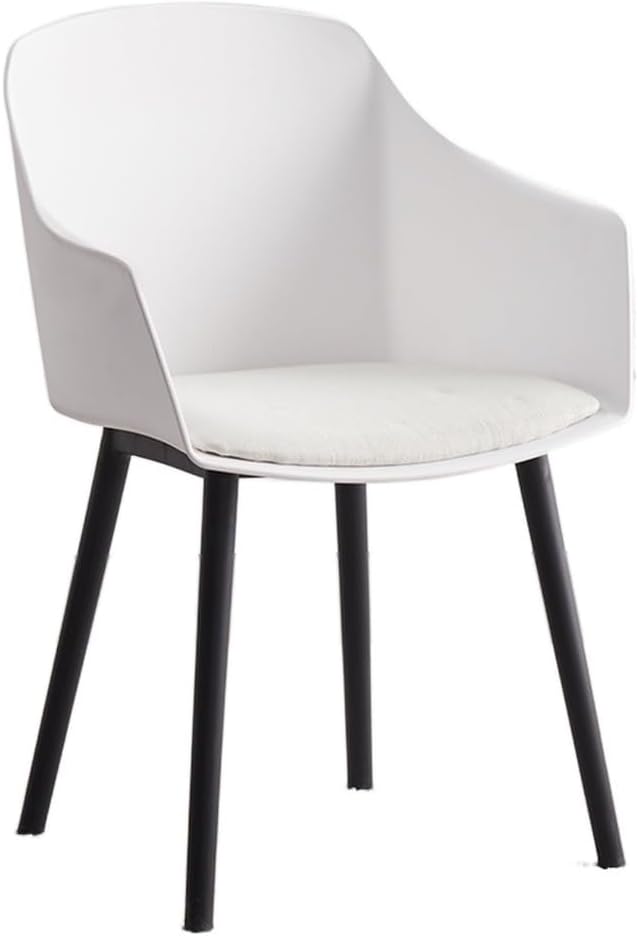 Nordic Style PP Plastic Dining Chair White